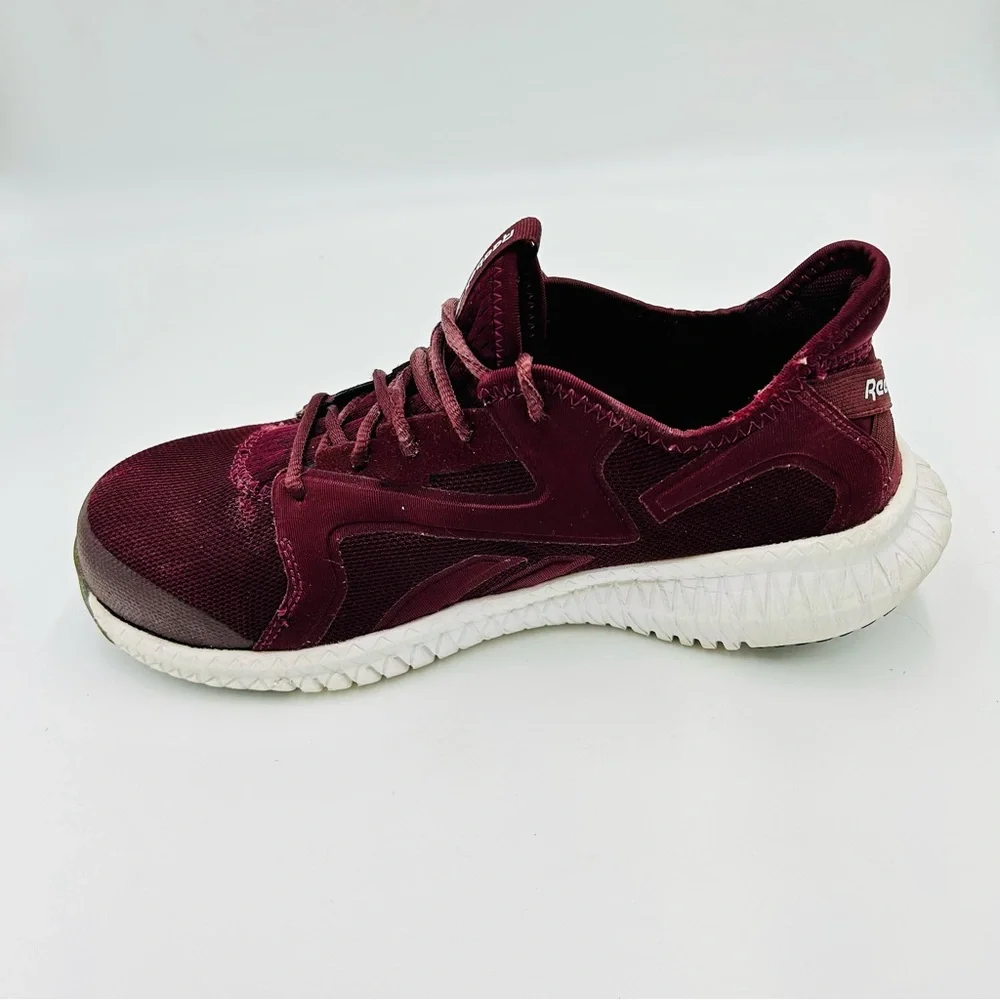 Reebok shoes Flexagon 3.0 Work Shoes composite toe burgundy women size 9.5